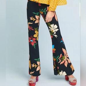 Farm Rio Calla Flared Pants Size Medium